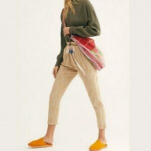 Free People Light at Sunrise Crop Pants Size 0.